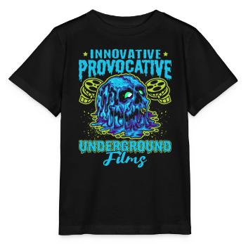Film underground, Cinéma indépendant, Horreur - T-shirt bio MINI CREATOR Stanley/Stella Enfant - noir - Devant - Mikhail (115cm)