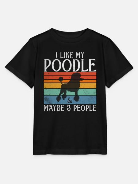 Poodle Gifts - Stanley/Stella Kinder T-Shirt MINI CREATOR - Schwarz