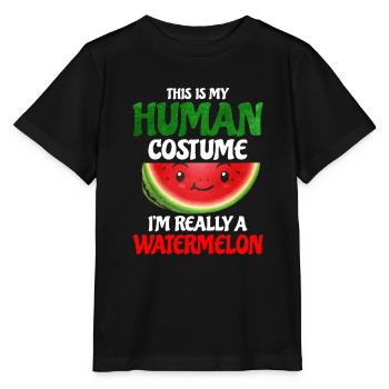 Watermelon - Stanley/Stella MINI CREATOR Kids’ T-Shirt - black - Front - Mikhail (115cm)