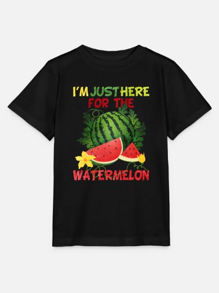 Wassermelone - Stanley/Stella Kinder T-Shirt MINI CREATOR  - Schwarz