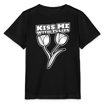 Tulipes Tulipes - T-shirt bio MINI CREATOR Stanley/Stella Enfant - noir - Devant - Mikhail (115cm)