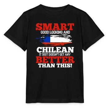 Chile - Stanley/Stella Kinder T-Shirt MINI CREATOR  - Schwarz - Vorne - Mikhail (115cm)