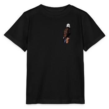Weisskopfseeadler - Stanley/Stella Kinder T-Shirt MINI CREATOR  - Schwarz - Vorne - Mikhail (115cm)