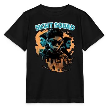Sight Squad 6 - Stanley/Stella Kinder T-Shirt MINI CREATOR  - Schwarz - Vorne - Mikhail (115cm)