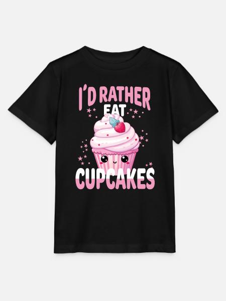 Cupcake Kawaii - Stanley/Stella Kinder T-Shirt MINI CREATOR - Schwarz