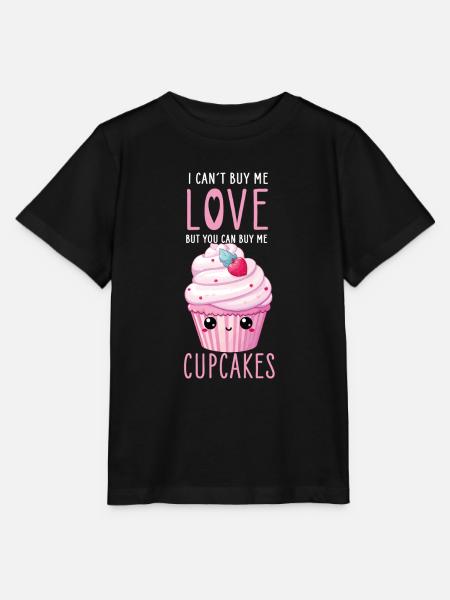 Cupcake Kawaii - Stanley/Stella Kinder T-Shirt MINI CREATOR - Schwarz