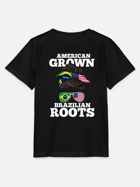 Brasilien - Stanley/Stella Kinder T-Shirt MINI CREATOR - Schwarz