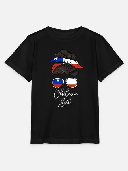 Chile - Stanley/Stella Kinder T-Shirt MINI CREATOR  - Schwarz