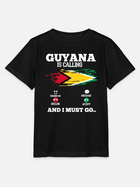 Guyana - Stanley/Stella Kinder T-Shirt MINI CREATOR - Schwarz