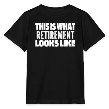 Pensioner pension - Stanley/Stella MINI CREATOR Kids’ T-Shirt - black - Front - Mikhail (115cm)