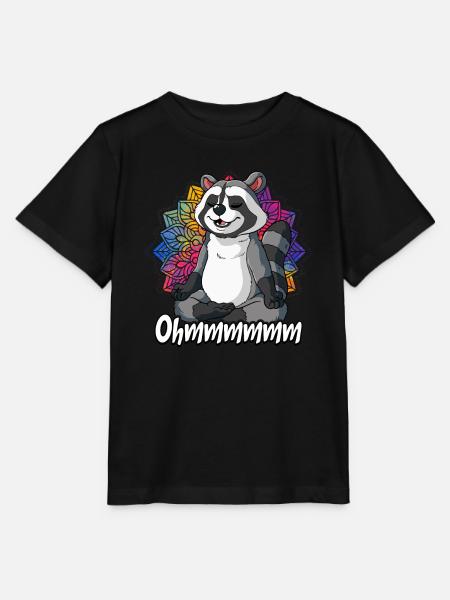 Yoga Ohmmm Namaste - Stanley/Stella Kinder T-Shirt MINI CREATOR - Schwarz