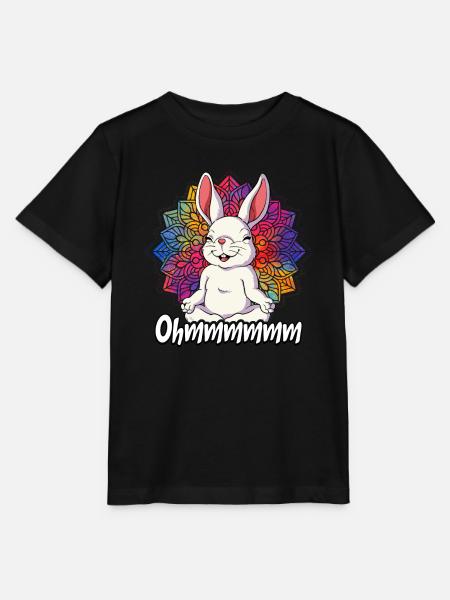 Yoga Ohmmm Namaste - Stanley/Stella Kinder T-Shirt MINI CREATOR  - Schwarz