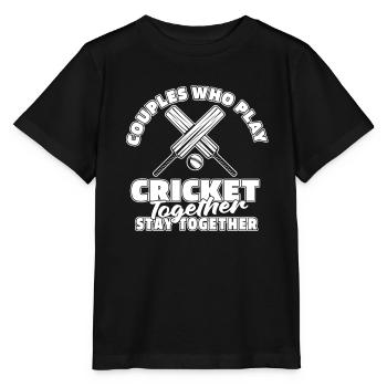 Cricket - Stanley/Stella Kinder T-Shirt MINI CREATOR  - Schwarz - Vorne - Mikhail (115cm)