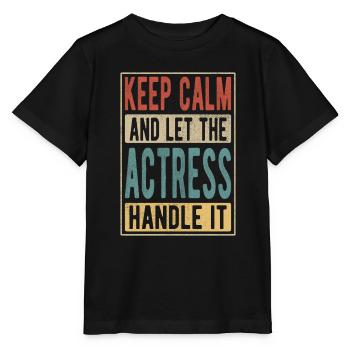 Actress Retro Gift - Stanley/Stella MINI CREATOR Kids’ T-Shirt - black - Front - Mikhail (115cm)