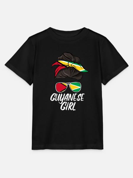 Guyana - Stanley/Stella Kinder T-Shirt MINI CREATOR  - Schwarz