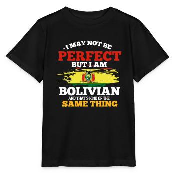 Bolivien - Stanley/Stella Kinder T-Shirt MINI CREATOR  - Schwarz - Vorne - Mikhail (115cm)