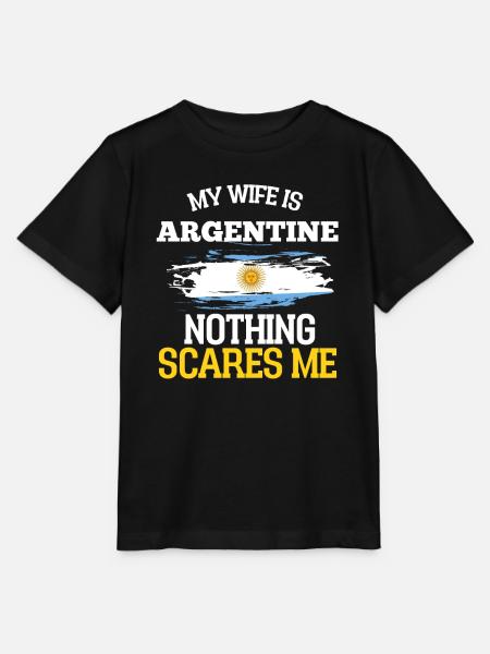 Argentinien - Stanley/Stella Kinder T-Shirt MINI CREATOR  - Schwarz