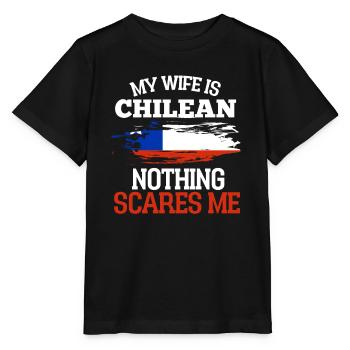 Chile - Stanley/Stella Kinder T-Shirt MINI CREATOR  - Schwarz - Vorne - Mikhail (115cm)