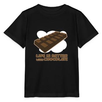 Schokolade - Stanley/Stella Kinder T-Shirt MINI CREATOR  - Schwarz - Vorne - Mikhail (115cm)