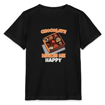 Schokolade - Stanley/Stella Kinder T-Shirt MINI CREATOR  - Schwarz - Vorne - Mikhail (115cm)