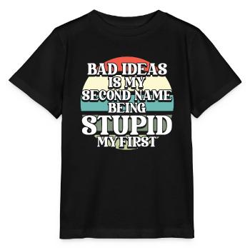 Schwarzer Humor - Stanley/Stella Kinder T-Shirt MINI CREATOR  - Schwarz - Vorne - Mikhail (115cm)