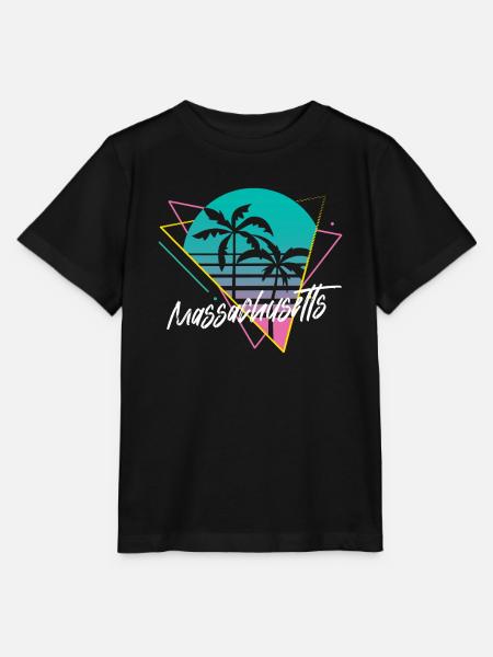 Massachusetts - Stanley/Stella Kinder T-Shirt MINI CREATOR - Schwarz