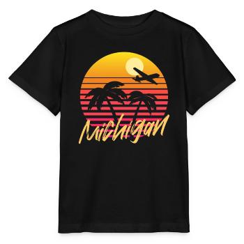 Michigan - T-shirt bio MINI CREATOR Stanley/Stella Enfant - noir - Devant - Mikhail (115cm)