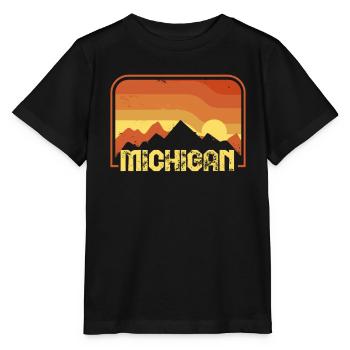 Michigan - T-shirt bio MINI CREATOR Stanley/Stella Enfant - noir - Devant - Mikhail (115cm)