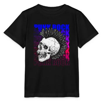 Punk Rock Pogo Anarchie Punks Punk Rocker Punk - T-shirt bio MINI CREATOR Stanley/Stella Enfant - noir - Devant - Mikhail (115cm)