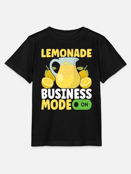 Limonade Limonadenstand - Stanley/Stella Kinder T-Shirt MINI CREATOR - Schwarz