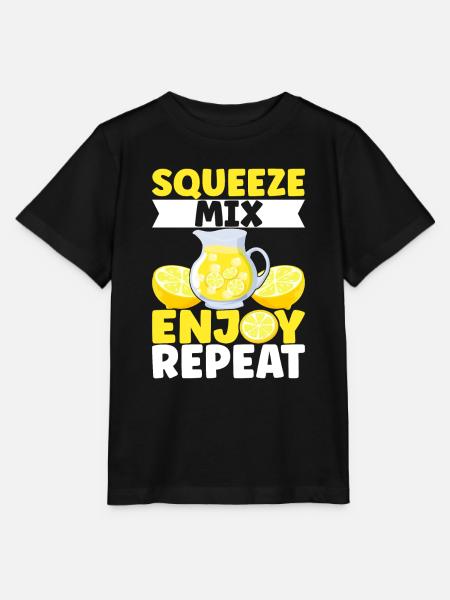 Limonade Limonadenstand - Stanley/Stella Kinder T-Shirt MINI CREATOR - Schwarz