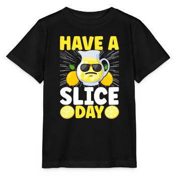 Limonade Limonadenstand - Stanley/Stella Kinder T-Shirt MINI CREATOR  - Schwarz - Vorne - Mikhail (115cm)