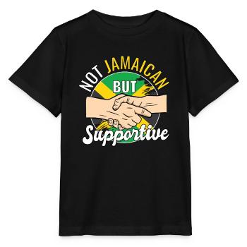Pas jamaïcain mais voyageur de campagne solidaire - T-shirt bio MINI CREATOR Stanley/Stella Enfant - noir - Devant - Mikhail (115cm)