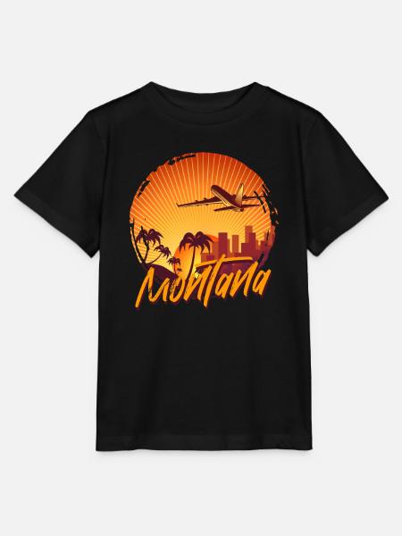 Montana - Stanley/Stella Kinder T-Shirt MINI CREATOR - Schwarz