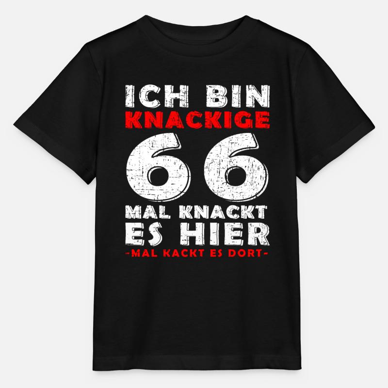 66 Geburtstag 66 Jahre Geburtstag Geschenk-Idee - Stanley/Stella Kinder T-Shirt MINI CREATOR  - Schwarz