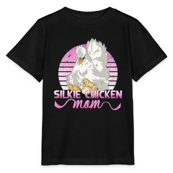 Silkie Poulet Maman Poulet Soyeux Poulet Maman Poulet - T-shirt bio MINI CREATOR Stanley/Stella Enfant - noir - Devant - Mikhail (115cm)