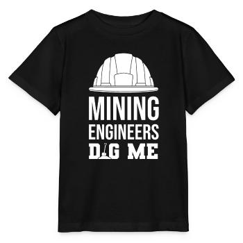 Ingénieur Ingénieur Minier - T-shirt bio MINI CREATOR Stanley/Stella Enfant - noir - Devant - Mikhail (115cm)
