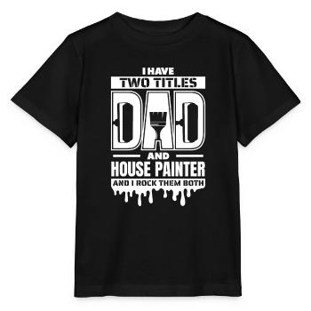 Maler Lackierer - Stanley/Stella Kinder T-Shirt MINI CREATOR  - Schwarz - Vorne - Mikhail (115cm)