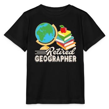 Geographer Retired Geographer - Stanley/Stella MINI CREATOR Kids’ T-Shirt - black - Front - Mikhail (115cm)