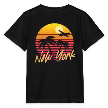 New York - Stanley/Stella Kinder T-Shirt MINI CREATOR  - Schwarz - Vorne - Mikhail (115cm)