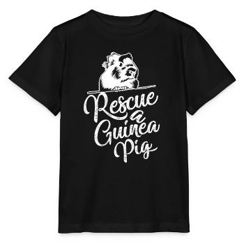 Guinea Pig Rescue A Guinea Pig - Stanley/Stella MINI CREATOR Kids’ T-Shirt - black - Front - Mikhail (115cm)