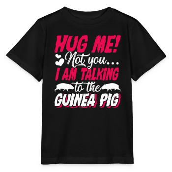 Guinea Pig Talking To The Guinea Pig - Stanley/Stella MINI CREATOR Kids’ T-Shirt - black - Front - Mikhail (115cm)