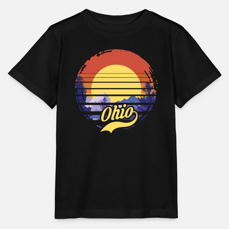 Ohio - Stanley/Stella Kinder T-Shirt MINI CREATOR  - Schwarz