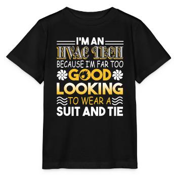 HVAC Technician I'm An HVAC Technician - Stanley/Stella MINI CREATOR Kids’ T-Shirt - black - Front - Mikhail (115cm)
