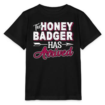 Honey Badger The Honey Badger Has Arrived - Stanley/Stella MINI CREATOR Kids’ T-Shirt - black - Front - Mikhail (115cm)