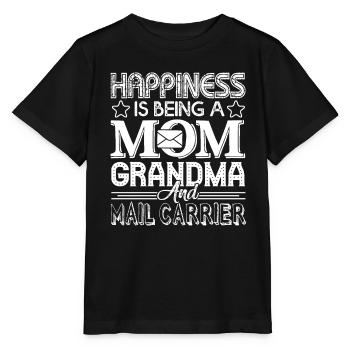 Mail Carrier Mom Grandma And Mail Carrier - Stanley/Stella MINI CREATOR Kids’ T-Shirt - black - Front - Mikhail (115cm)