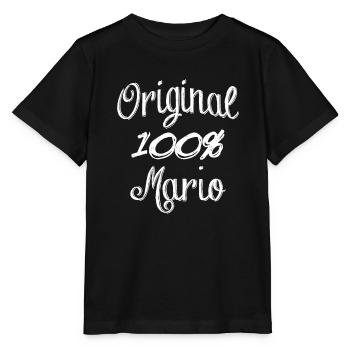 100% Original Mario - Stanley/Stella Kinder T-Shirt MINI CREATOR  - Schwarz - Vorne - Mikhail (115cm)