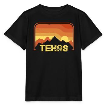 Texas - T-shirt bio MINI CREATOR Stanley/Stella Enfant - noir - Devant - Mikhail (115cm)