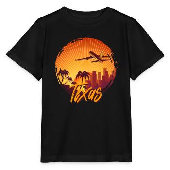 Texas - T-shirt bio MINI CREATOR Stanley/Stella Enfant - noir - Devant - Mikhail (115cm)