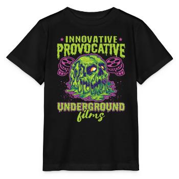 Film underground, Cinéma indépendant, Horreur - T-shirt bio MINI CREATOR Stanley/Stella Enfant - noir - Devant - Mikhail (115cm)